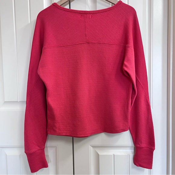Free People We The Free Jess Long Sleeve in Red, Size S, NWT - Picture 7 of 8